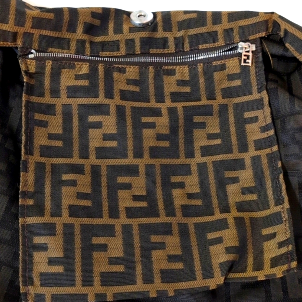 FENDI Zucca Canvas Shoulder Bag - Picture 4 of 15